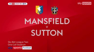 Mansfield 0-0 Sutton