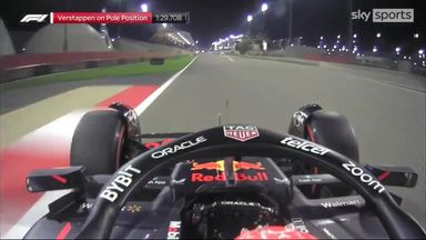 Ride onboard with Verstappen's pole lap at the Bahrain GP