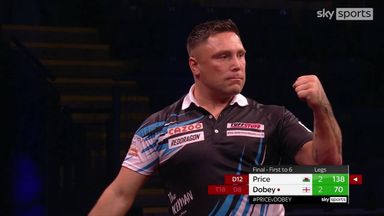 Price regains control against Dobey in the final with clinical 138 checkout