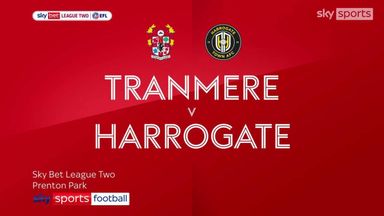 Tranmere 1-1 Harrogate 