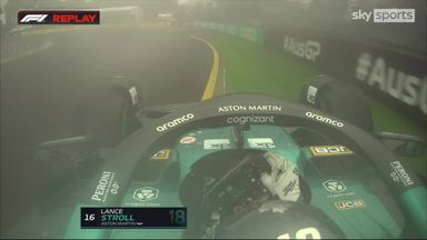 'Wow - that was close!' - Stroll struggles in the rain