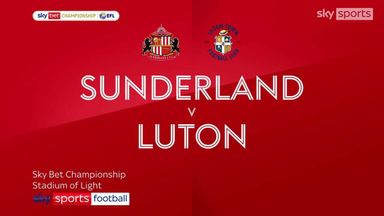 Sunderland 1-1 Luton Town