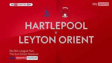 Hartlepool 1-1 Leyton Orient