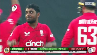 'Golden arm' Ahmed gets debut T20 wicket with second ball!