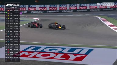 Perez overtakes Leclerc for second