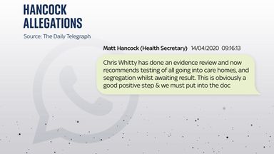 Matt Hancock's leaked trove of WhatsApp messages - some of the key