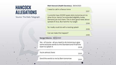 Matt Hancock's leaked trove of WhatsApp messages - some of the key