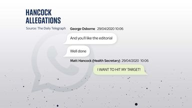 Matt Hancock's leaked trove of WhatsApp messages - some of the key