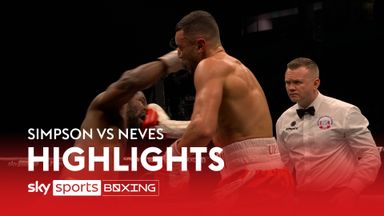Simpson knocks out Neves in Manchester Fight Night opener 