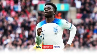 'That's why they call him star boy!' - Saka scores stunner for England