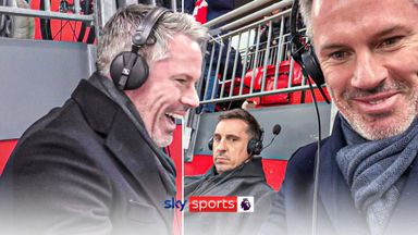 Carragher's commentary cam reactions as Liverpool thrash Man Utd!