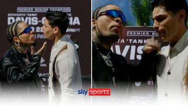 'I'm the face of boxing!' | Davis and Garcia meet in fiery face-off