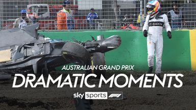 The most dramatic moments from the Australian Grand Prix