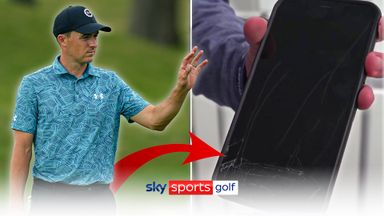 'Thank you for hitting me' | How Spieth broke a fan's phone!