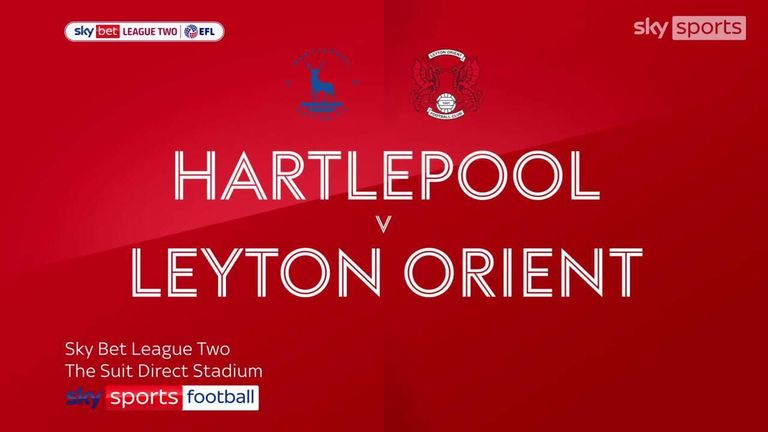 Hartlepool 1-1 Leyton Orient | League Two highlights