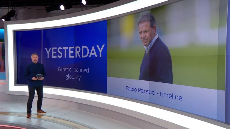 Timeline | Paratici’s ban from football | Video | Watch TV Show