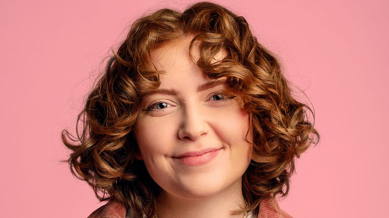 Alice Oseman, creator and author of Heartstopper, who receives the Medal for Fiction at the 2023 Hay Festival. Pic: Hay Festival