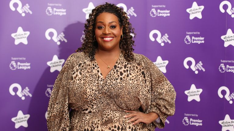 Alison Hammond attending the Action for Children&#39;s The Ultimate News Quiz 2022