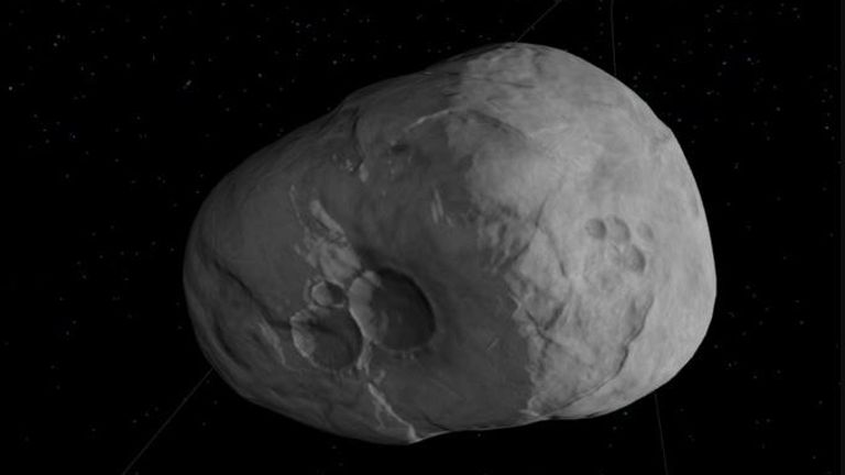 NASA is tracking asteroid 2023 DW. Pic: NASA Asteroid Watch/Twitter