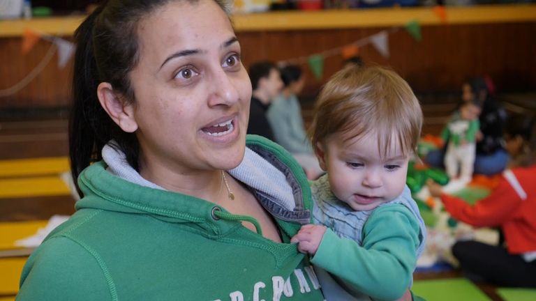 Mothers react to childcare news