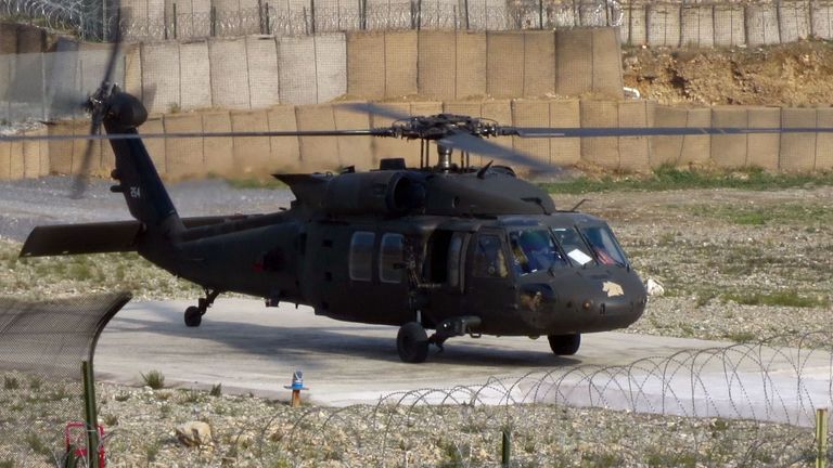 The Black Hawk HH-60 is the army&#39;s utility tactical transport helicopter