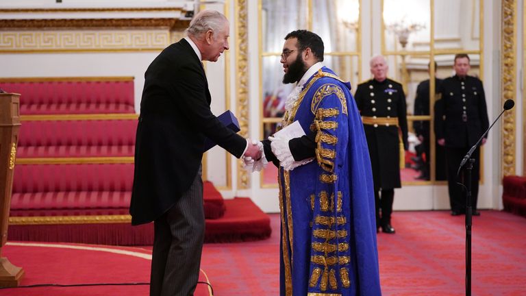 Charles and the Lord Mayor of Westminster, Hamza Taouzzale