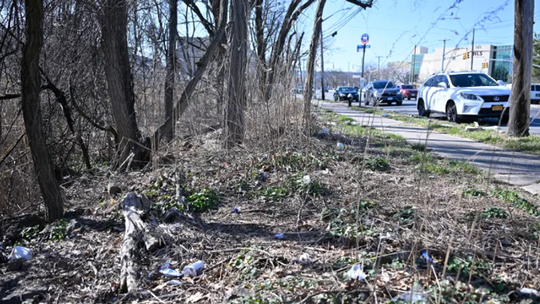 The roadside where Christine was found