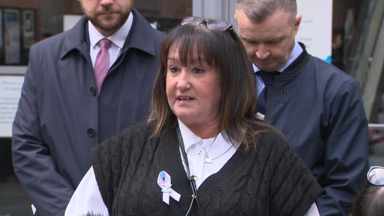 Giving a statement on behalf of families of the victims, Caroline Curry said all they have asked for is the truth and the &#39;acknowledgement of failures&#39;.  Ms Curry&#39;s 19-year-old son Liam was killed during the attack. 