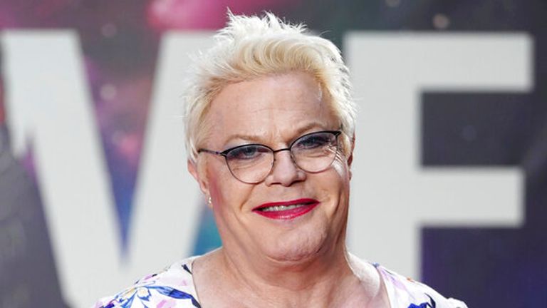 Eddie Izzard poses for photographers upon arrival at the London premiere of the film &#39;Moonage Daydream&#39; in London, Monday, Sept. 5, 2022. (Photo by Scott Garfitt/Invision/AP)