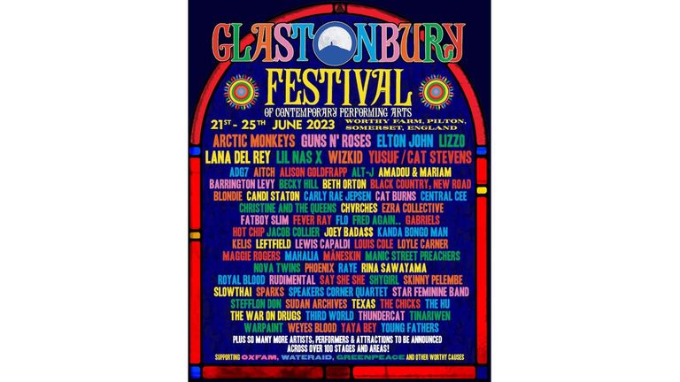 Glastonbury poster version 2