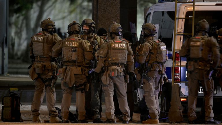 Police believe gunman is among the dead at Jehovah’s Witness centre shooting in Hamburg