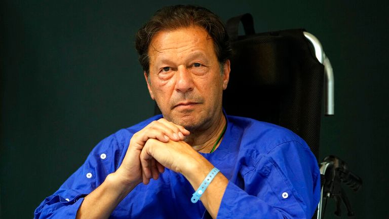 Imran Khan. Pic: AP