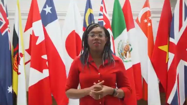International Trade Secretary Kemi Badenoch announced the UK has been accepted into the CPTPP