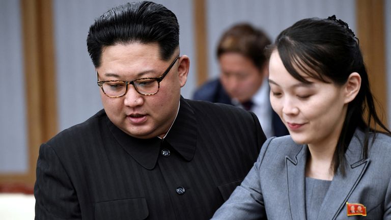 Kim Jong Un&#39;s sister, Kim Yo Jong, has said Pyongyang would consider any move by the US to shoot down one of their test missiles as a &#39;declaration of war&#39;