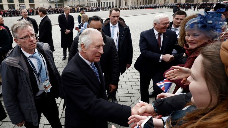 King Charles. Pic:AP