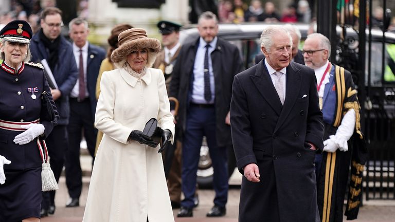 King Charles and Camilla visit Colchester
