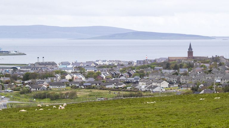 Kirkwall, Orkney, in the Northern Isles of Scotland. Picture date: Tuesday May 25, 2021.
