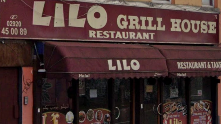 Lilo Grill, a restaurant on City Road in Cardiff, which was found by health and safety inspectors to have rat droppings 
