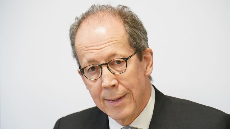 Lord Justice Haddon-Cave, chair of the Independent Inquiry relating to Afghanistan, reads an opening statement during the inquiry&#39;s official launch at the International Dispute Resolution Centre, in London. Picture date: Wednesday March 22, 2023.