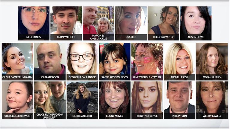 Twenty-two people were killed in the Manchester Arena bombing