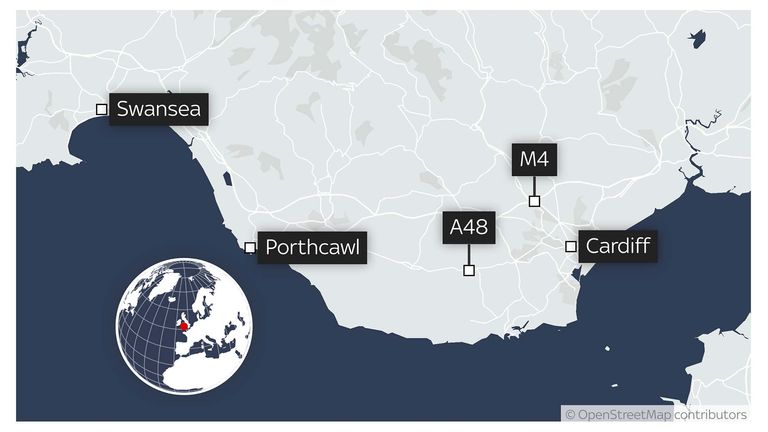 Map of Wales missing people