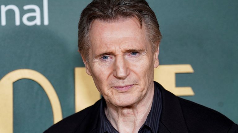 Cast member Liam Neeson attends the premiere of the film "Marlowe" in London, Britain, March 16, 2023. REUTERS/Maja Smiejkowska

