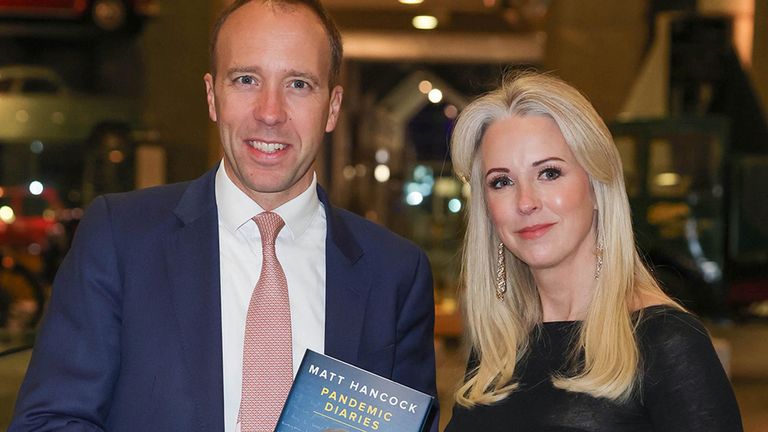 Matt Hancock and Isabel Oakeshott. Pic: Parsons Media
