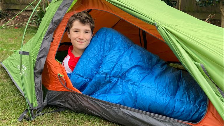 Max Woosey joins Guinness World Records elite after living in tent