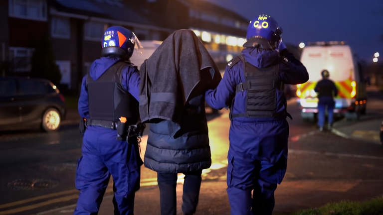 More than 200 people were arrested during a week-long crackdown on county lines gangs in London, the Met Police have revealed. Officers also seized more than one million pounds worth of drugs, five guns, and a number of swords, during the raids across the capital last week.

