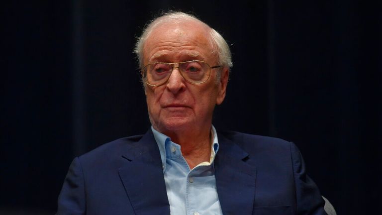 Michael Caine in 2021. Pic: AP