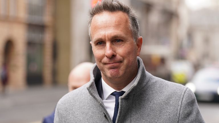 Michael Vaughan arrives for the second day of the CDC Panel Hearing at the International Arbitration Centre, London. A panel of the Cricket Discipline Commission will hear disciplinary proceedings brought by the England and Wales Cricket Board against Yorkshire County Cricket Club 