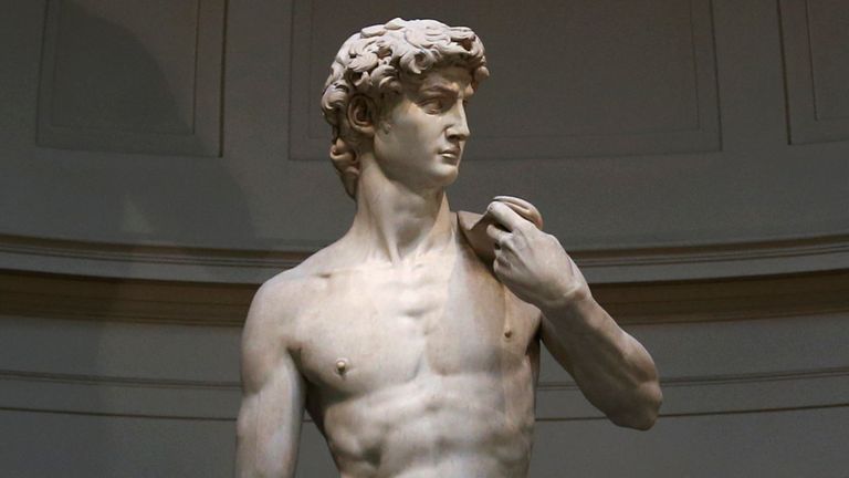 Michelangelo&#39;s statue of David