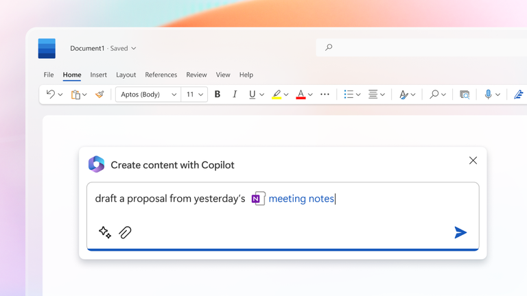 Copilot will be integrated into all Microsoft's Office applications.Figure: Microsoft