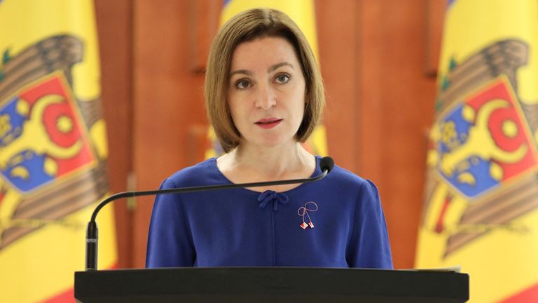 Moldovan President Maia Sandu